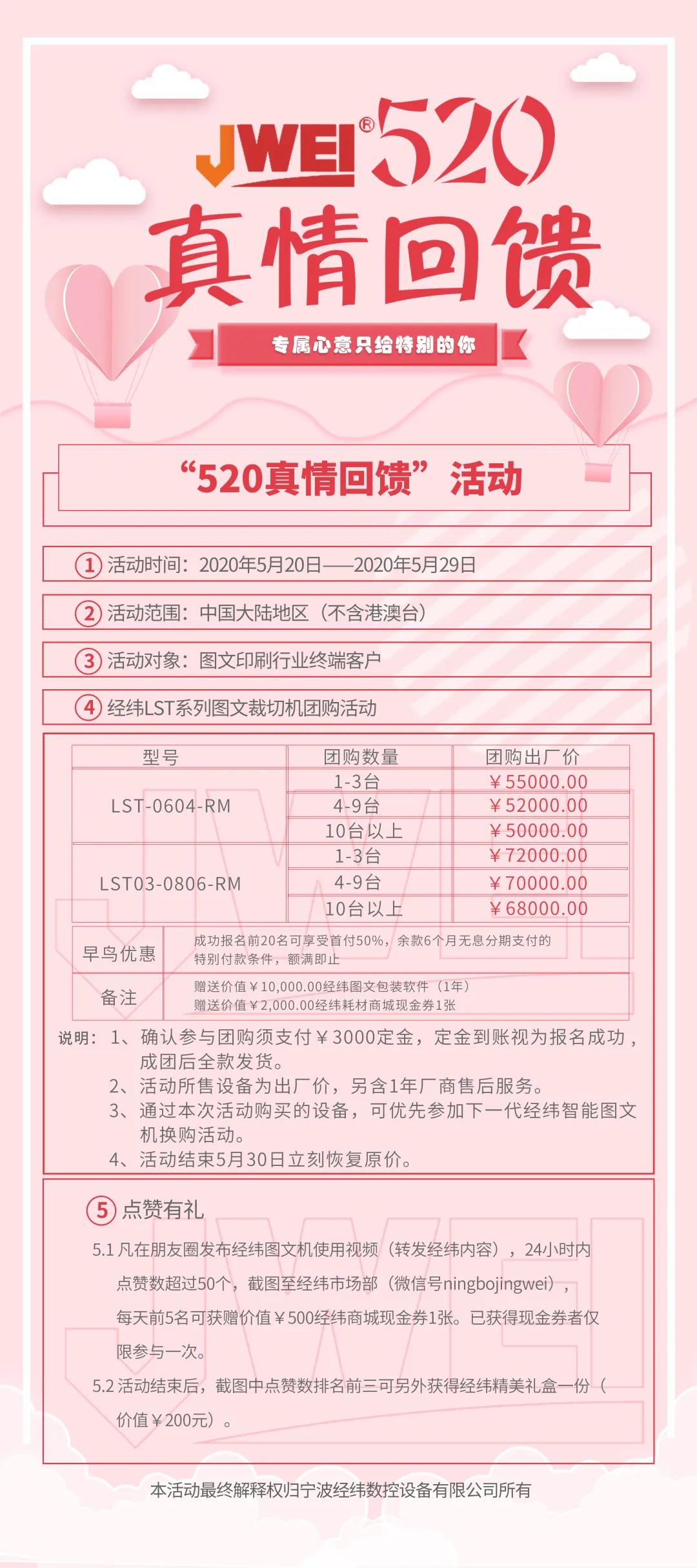 520优惠活动